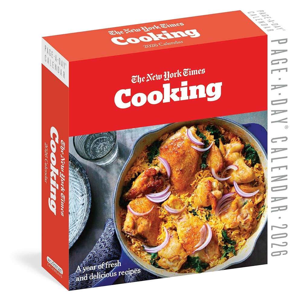 New York Times Cooking Page-A-Day® Calendar 2026: A Year of Fresh and Delicious Recipes cover image
