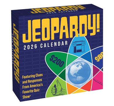 JEOPARDY! 2026 Day-to-Day Calendar: Featuring Clues and Responses From America's Favorite Quiz Show® cover image
