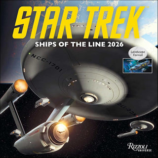 Star Trek Ships of the Line 2026 Wall Calendar cover image