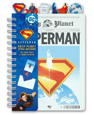 DC: Superman: The Daily Planet Spiral Notebook (DC Super Heroes) cover image